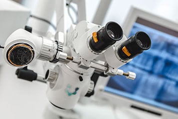 Microscopia odontológica tratamento de canal em Aparecida, Santos SP